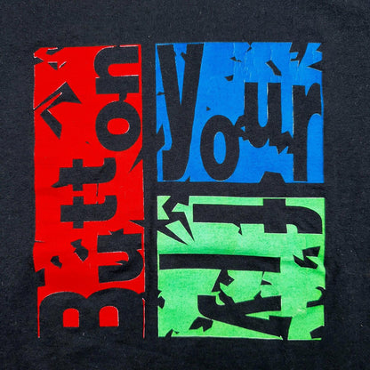 Button Your Fly Levis 501 Promo 80s VTG T Shirt 1980s Single Stitch Graphic XL
