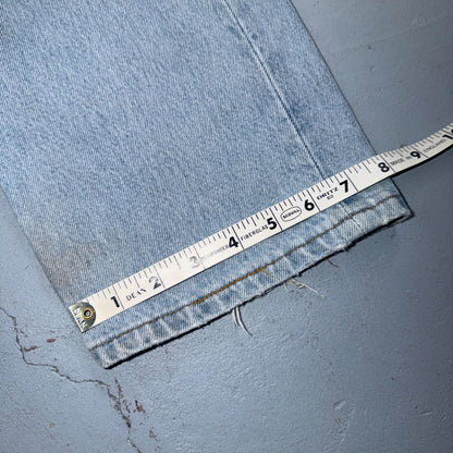 Levis 501 Vintage Y2K 90s XX Straight Leg Jeans Blue Light Wash 34x32 Act 33x31