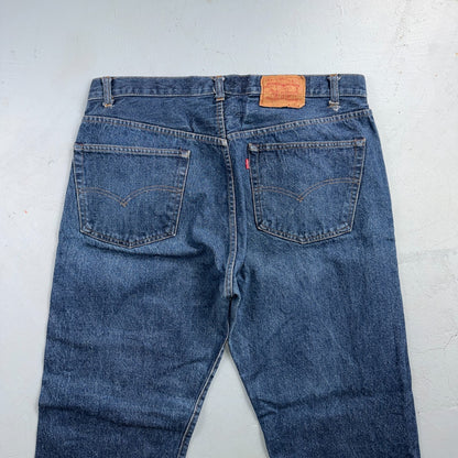 Levis 501 Vintage 80s USA XX Straight Leg Jeans Blue Dark Wash 40x31 Act 37x28