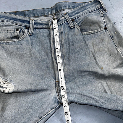 Levis 501 Vintage 80s Redline Selvedge USA XX Jeans Light Wash 36x31 Act 33x28