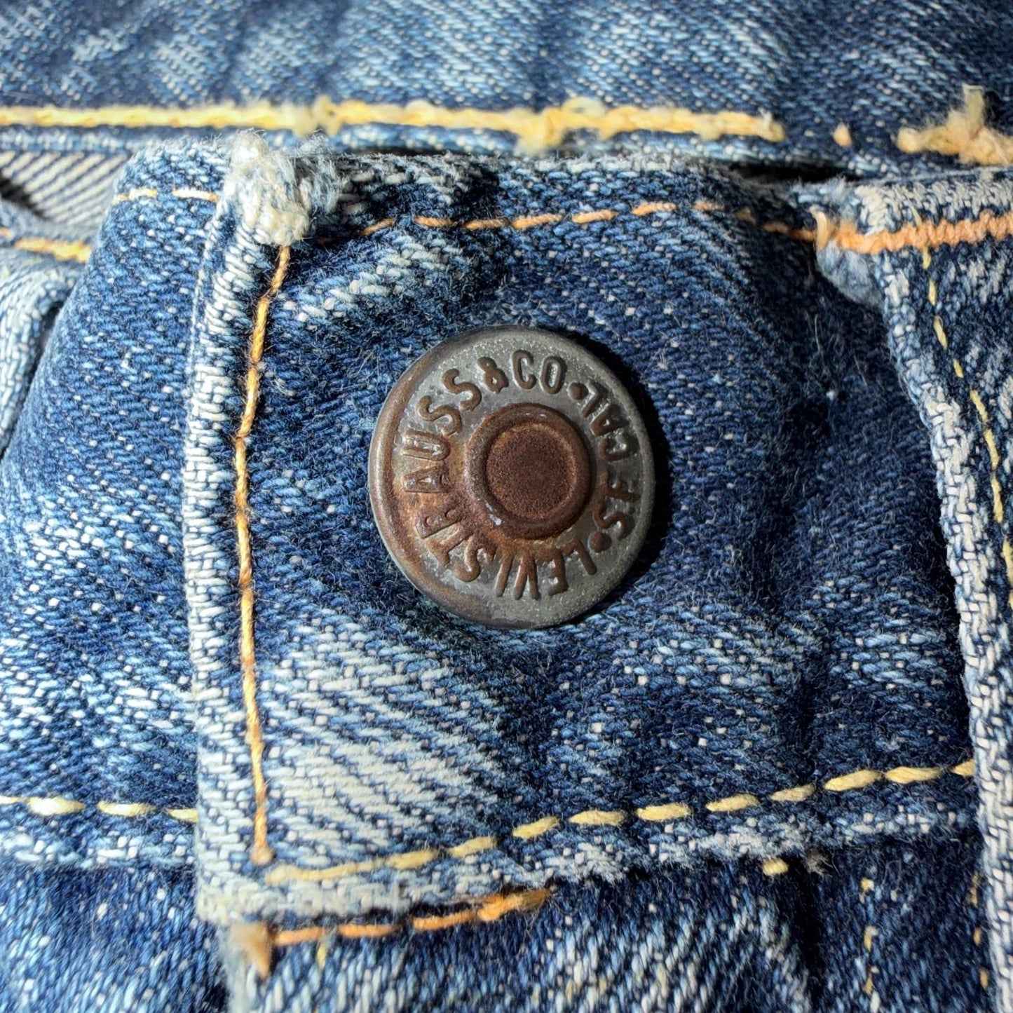Levis Big E Vintage 50s Redline Hidden Rivets USA 1950s Jeans 503 501 Kids 24x26