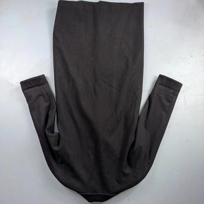 Out Brook Women's Size 12 Black Button Up Coat Wool Long Classy VTG 80s 90s