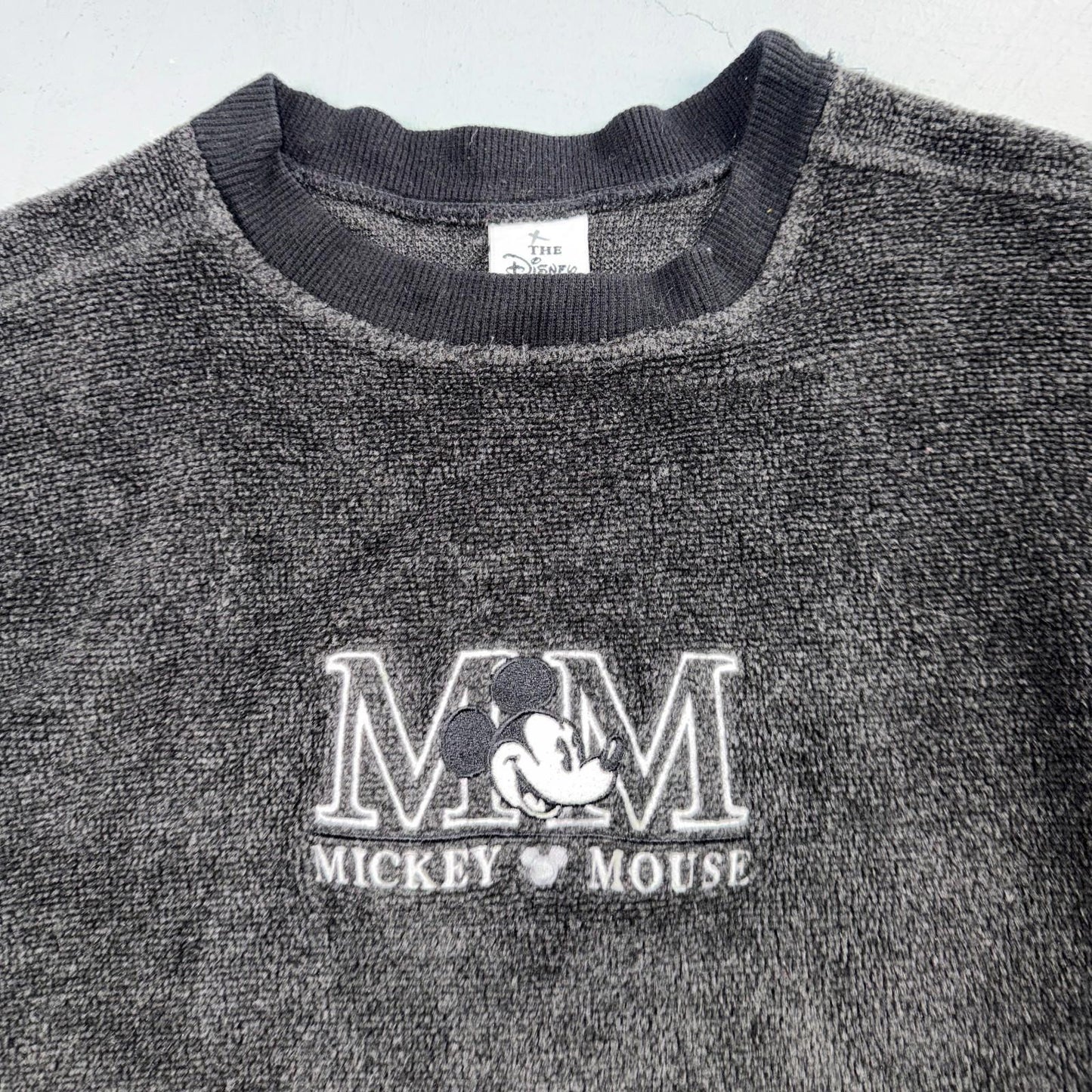 Vintage 90s Disney Store Mickey Mouse Embroidered MOM Crewneck XL Minnie World