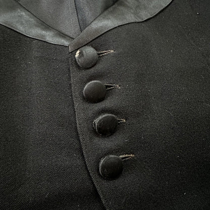 VTG 1920s Mens 3 PC Suit Tuxedo Coat Jacket Pants Wool Thorsen Gray 20s 30s