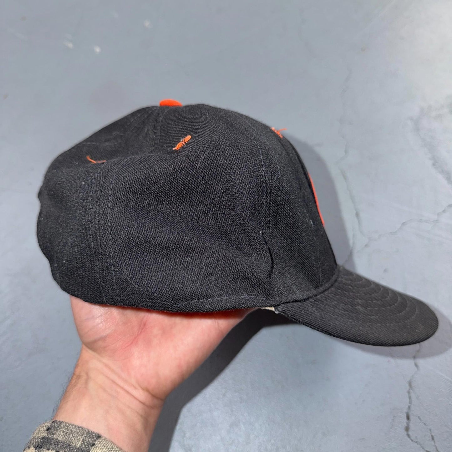 GC Black VTG Hat Baseball Cap Snapback Greenville Illinois Sports Pro Line 80s
