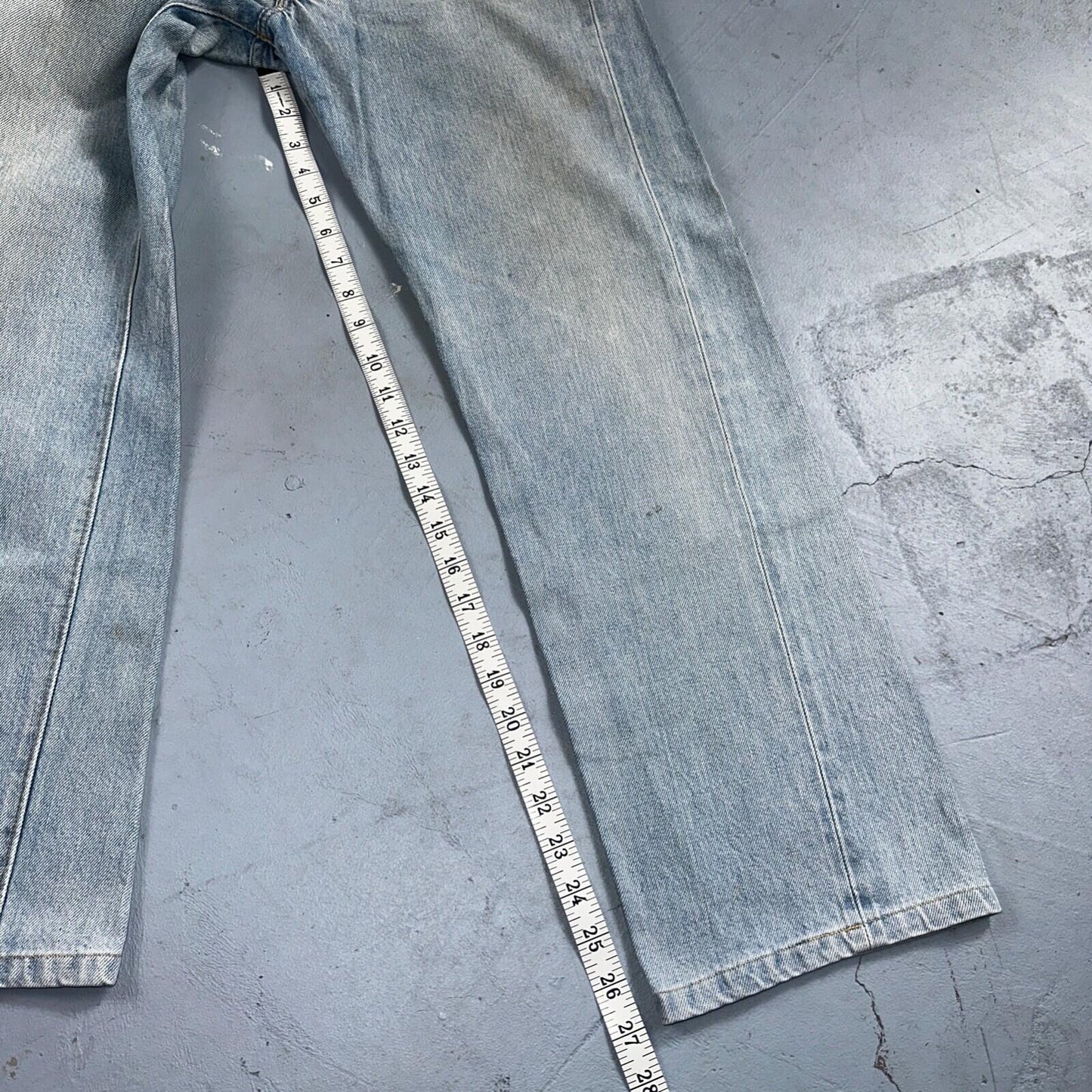 Levis 501 Vintage 80s Redline Selvedge USA XX Jeans Light Wash 29x30 Act 27x27