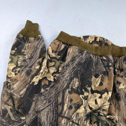 Vintage 80s Mossy Oak Camo Cotton Snap Bomber Jacket Size M USA Rare