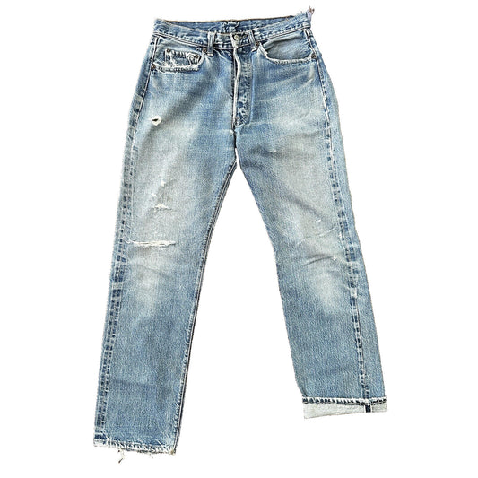 Vintage LEVIS 501XX Jeans Big E 1960s Denim Redline Selvedge 29x29 USA 60s 70s