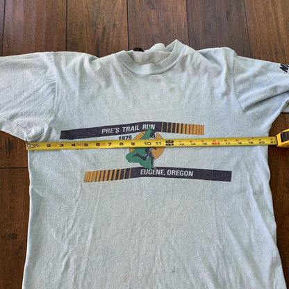 Vintage Nike T Shirt Mens 1979 Pre Trail Run Prefontaine Tee 70s Pinwheel Geisha