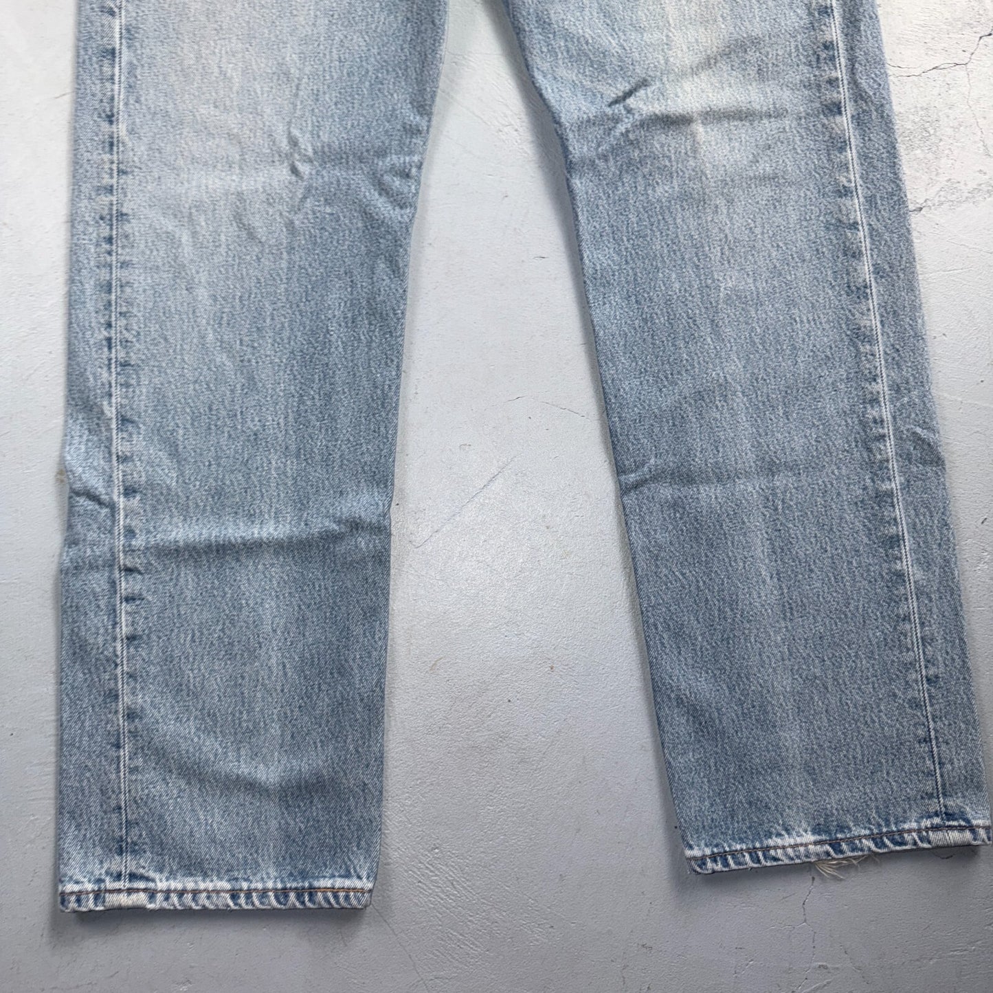 Levis 501 Vintage 90s USA XX Straight Leg Jeans Blue Light Wash 36x32 Act 35x31