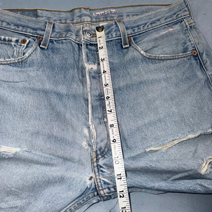 Levis 501 Vintage Y2K XX Straight Leg Jeans Blue Light Wash 36x30 Act 33x27