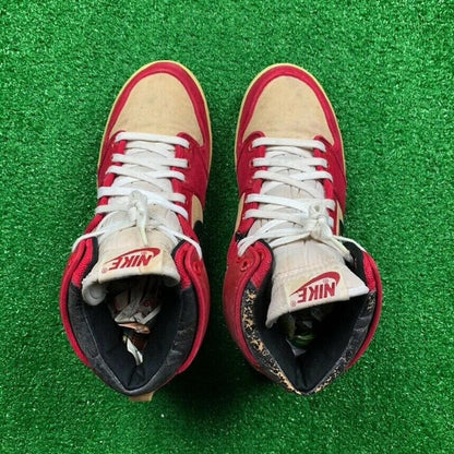 Nike OG 1985 Air Jordan 1 AJKO Chicago Red White Rare Vintage 85 8.5 Bred Royal