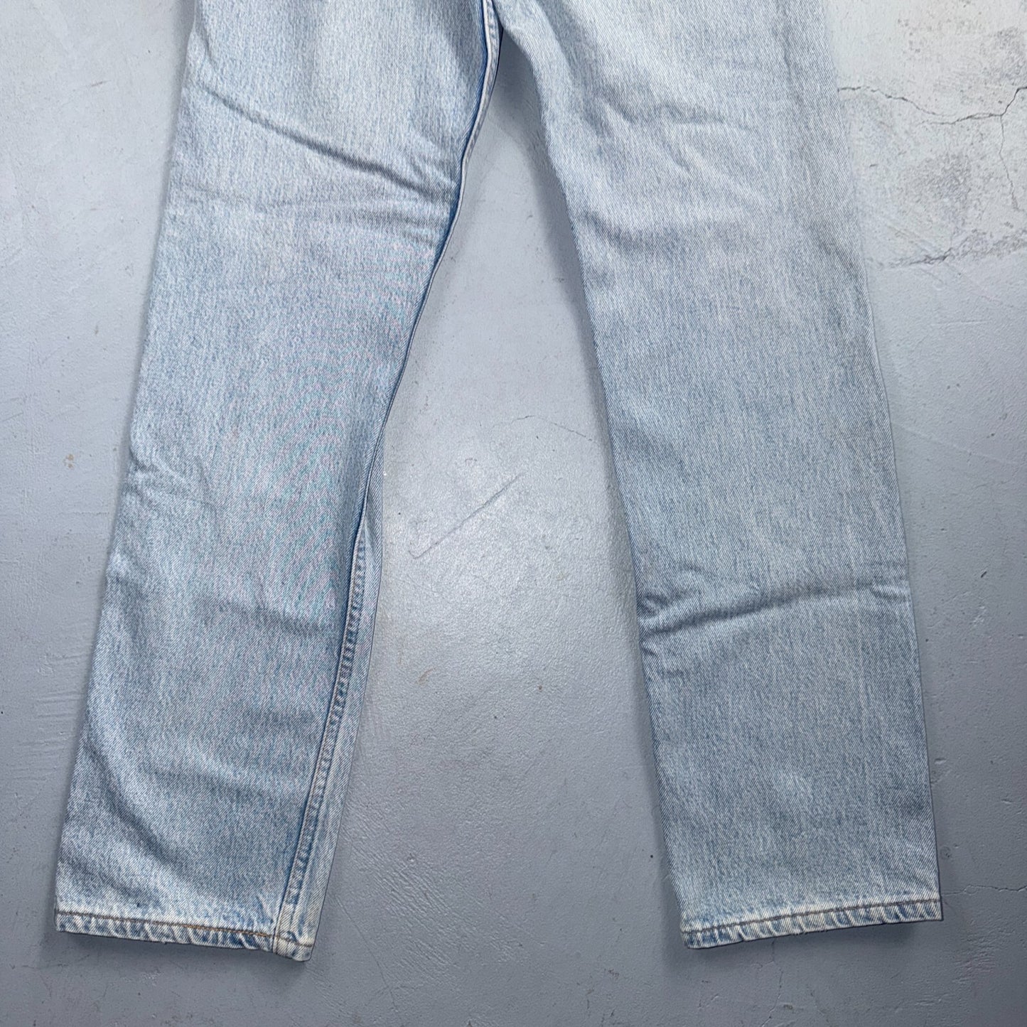 Levis 501 Vintage 90s USA XX Straight Leg Jeans Blue Light Wash 28x32 Act 26x31