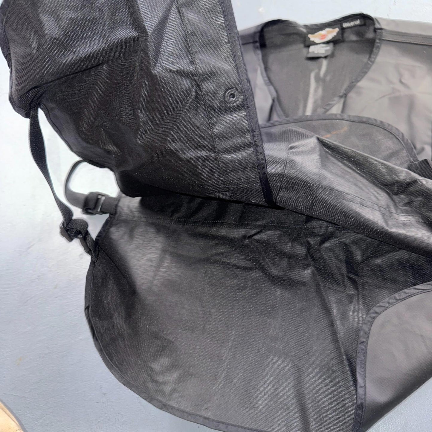 Harley Davidson Men's Black Nylon Hydration Adjustable Vest Jacket 3M Safety