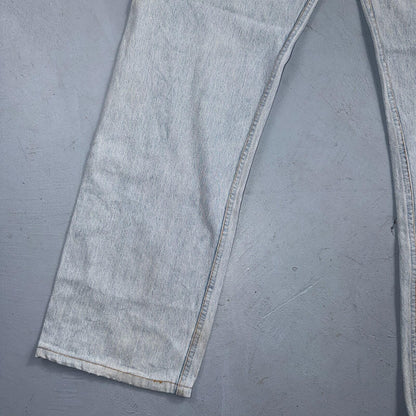 Levis 501 Vintage Y2K 90s XX Straight Leg Jeans Blue Light Wash 36x36 Act 35x32