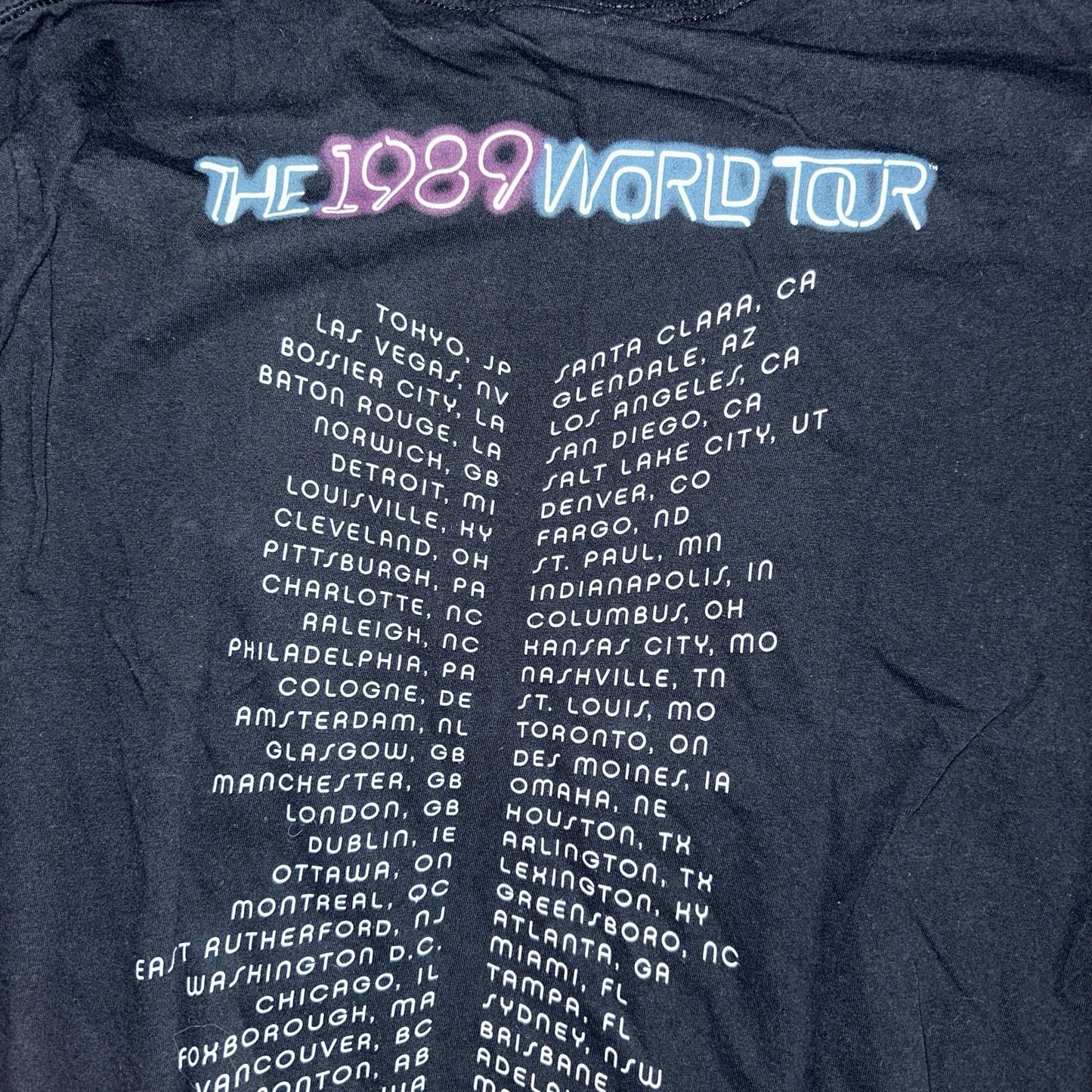 Taylor Swift 1989 Tour Shirt M Unisex Gildan Softstyle Medium Promo Concert