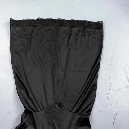 VTG Vanity Fair 1970s Lingerie Slip Dress Sleepwear Full Sweep Nightgown Lace