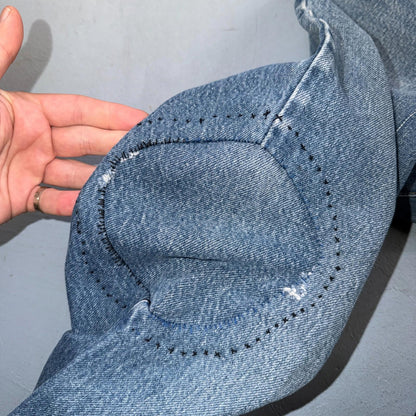 Levis 501 Vintage 80s Redline Selvedge USA XX Jeans Light Wash 32x36 Act 30x31