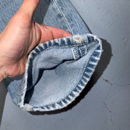 Levis 501 Vintage 90s Y2K XX Straight Leg Jeans Blue Light Wash 31x34 Act 29x29