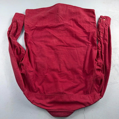 Vintage Five Brother Shirt Mens Tall Large Flannel Red 90s 1990s Workwear