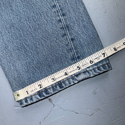 Levis 501 Vintage 90s USA XX Straight Leg Jeans Blue Light Wash 29x30 Act 27x29