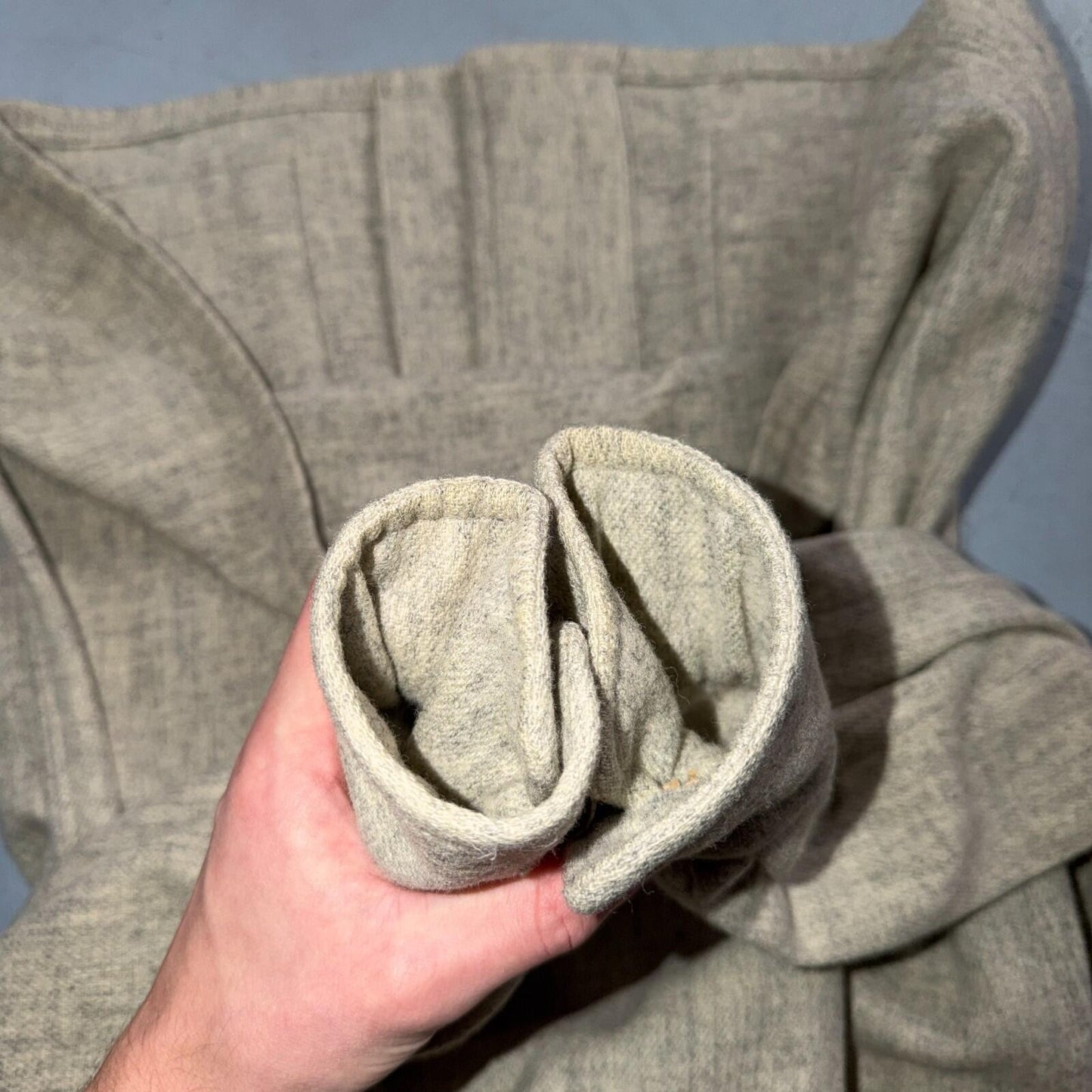 Vintage 1950s Western Star 49er Jacket Women’s Wool Coat Gray Pinup Rockabilly