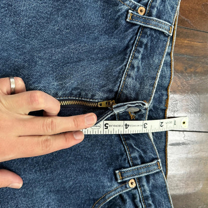 Levis Women Jeans 14 Reg M Blue VTG 550 Relaxed Fit Tapered Blue Wash 31x30