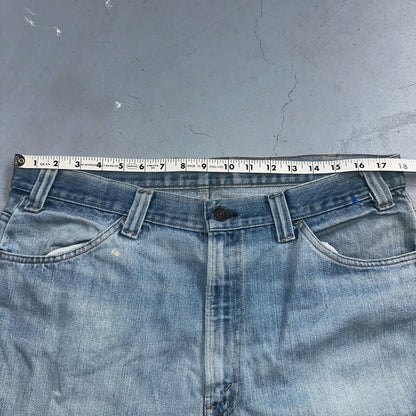 Levis 517 Vintage 80s USA Orange Tab Bootcut Flare Blue Jeans Talon Act 36x30