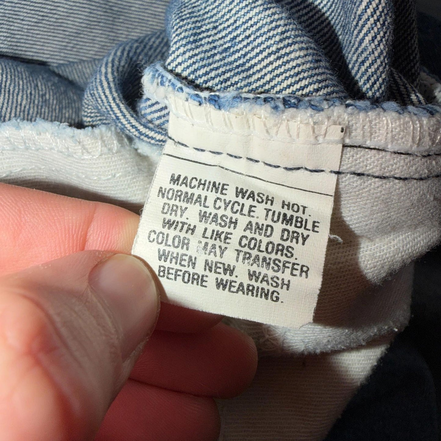 Levis 505 Vintage 80s USA Orange Tab Straight Blue Jeans Med Was 36x30 Act 34x29
