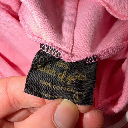 Pink Hoodie 1980s VTG T Shirt Long Sleeve Surf Pacific Ship Seagull Hippie Cool