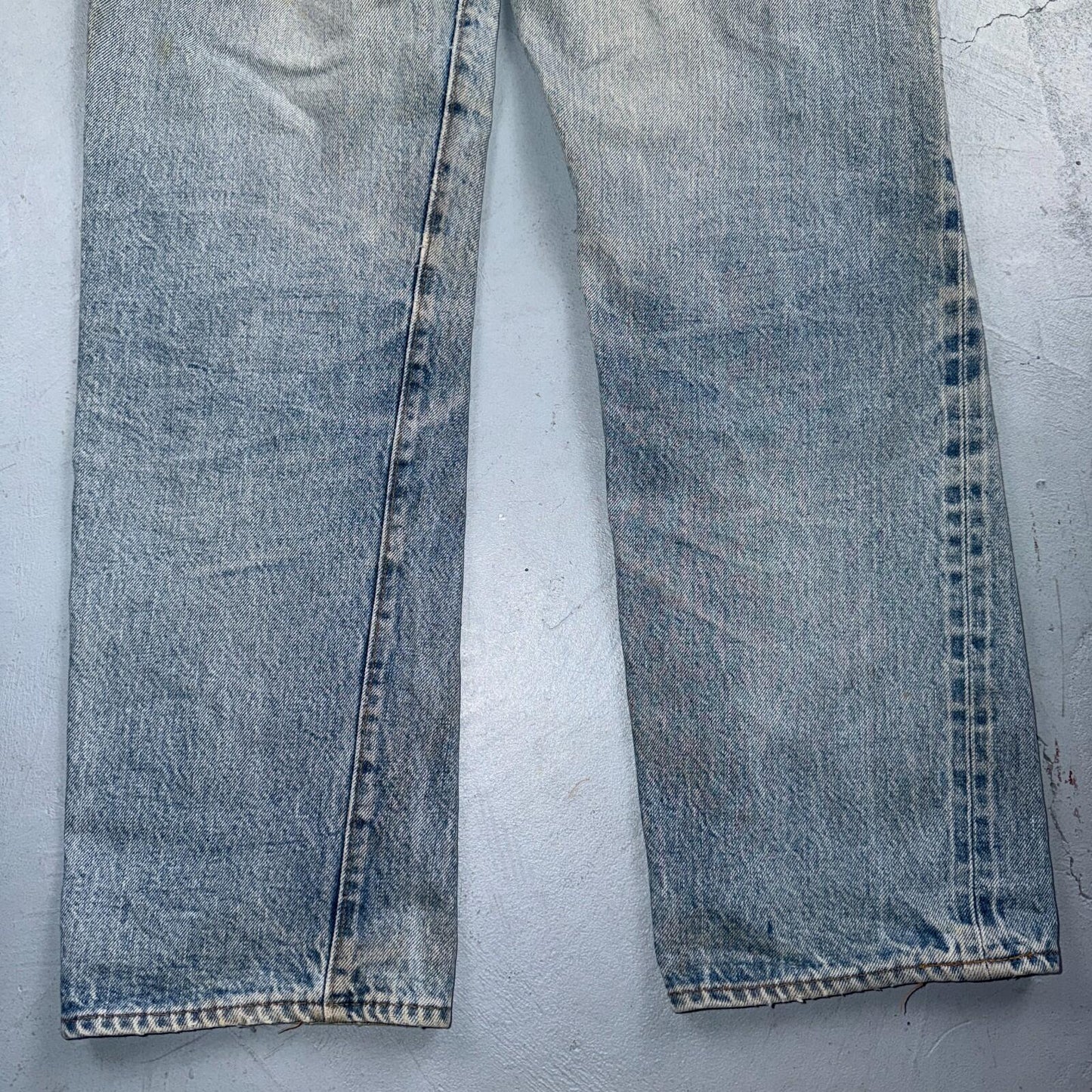 Levis 501 Vintage 80s Redline Selvedge USA XX Jeans Light Wash Act 28x27