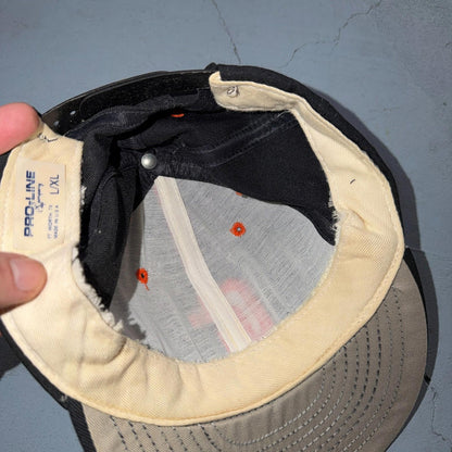 GC Black VTG Hat Baseball Cap Snapback Greenville Illinois Sports Pro Line 80s