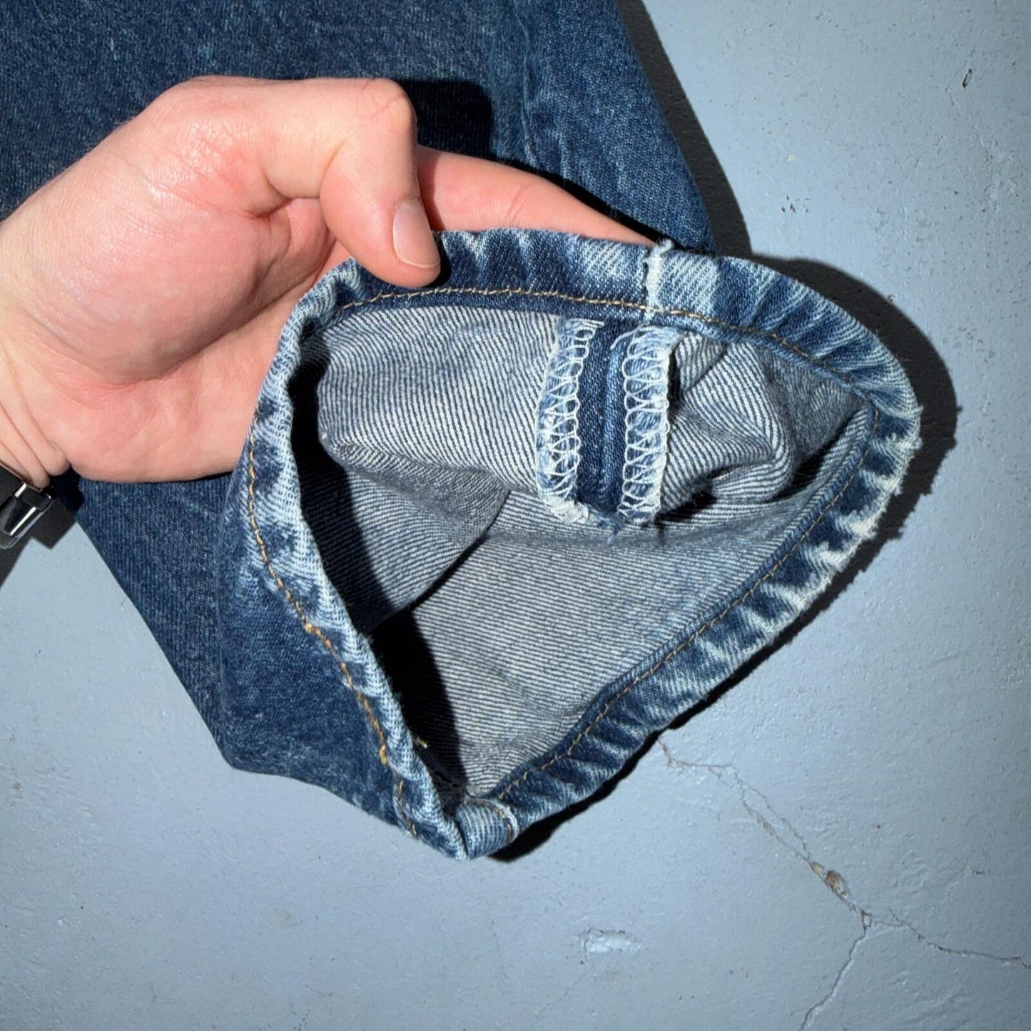 Levis 501 Vintage Y2K XX Straight Leg Jeans Blue Med Wash 34x33 Act 33x30