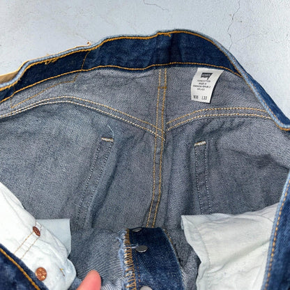 Levis 501 Vintage Y2K 90s XX Straight Leg Jeans Blue Dark Wash 36x33 Act 32x26