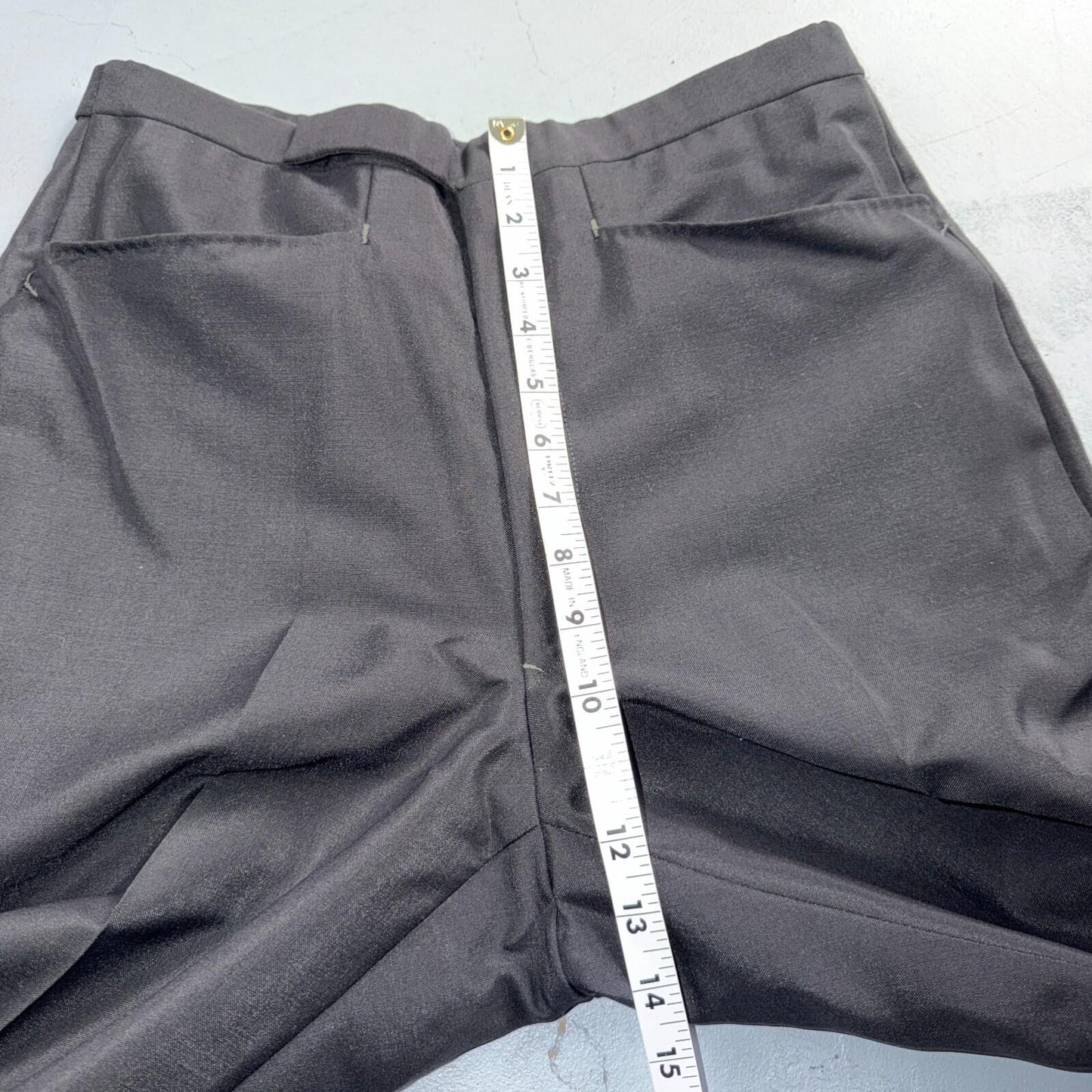 VTG Mens 2 PC Suit 40 Jacket Coat Pants Black Rockabilly 60s 1960s Gab Poly West
