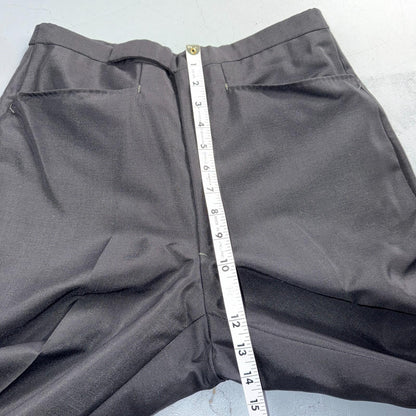 VTG Mens 2 PC Suit 40 Jacket Coat Pants Black Rockabilly 60s 1960s Gab Poly West