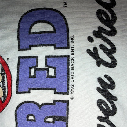 VTG Retired Not Expired Funny Retirement T Shirt 90s Hanes Beefy 1992 Joke