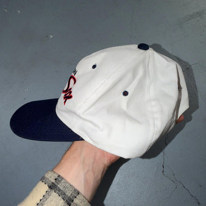 Vintage 90s Boston Red Sox Sports Specialties Script SnapBack Hat Cap MLB Twill