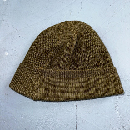 Vintage WWII Watch Cap Hat A-4 Rare Green Air Force Army 40s 50s Military A4 WW2