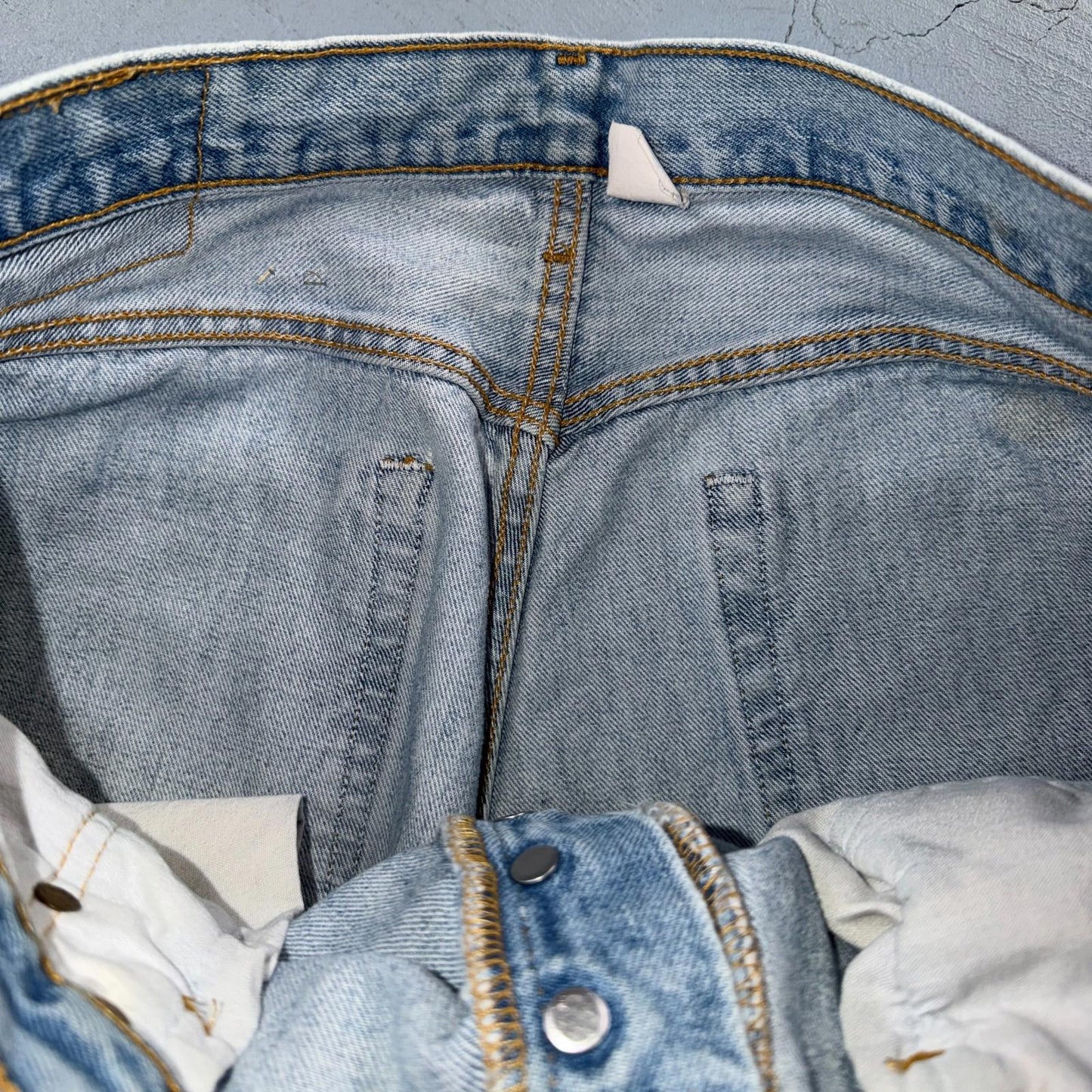 Levis 501 Vintage Y2K 90s XX Straight Leg Jeans Blue Light Wash 34x32 Act 33x31