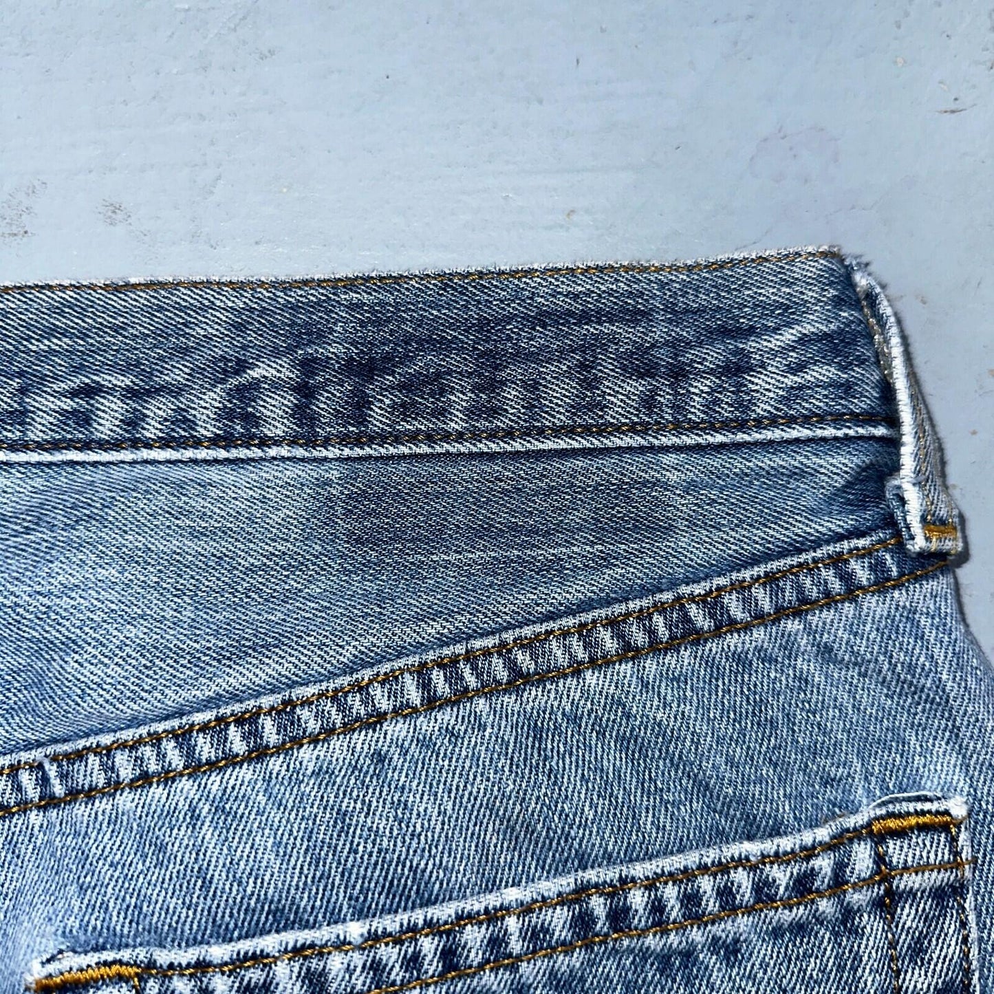 Levis 501 Vintage Y2K XX Straight Leg Jeans Blue Light Wash 34x32 Act 34x31