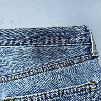 Levis 501 Vintage Y2K XX Straight Leg Jeans Blue Light Wash 34x32 Act 34x31