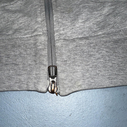 RLX Ralph Lauren Hoodie Mens Medium Gray Hybrid Pullover Gray Logo Training Gym