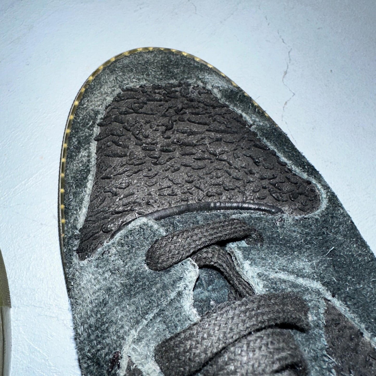 Balenciaga Paris Black Distressed Leather And Suede Sneaker Trainer Mens Size 42