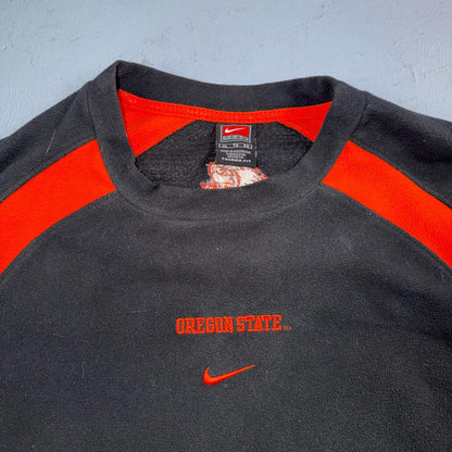 Nike VTG Authentic Team Apparel Oregon State OSU Pullover Center Swoosh XL RARE