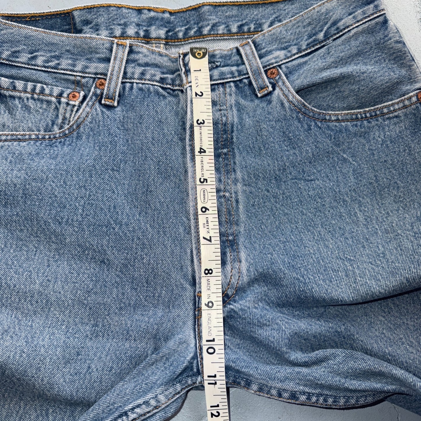 Levis 501 Vintage 90s Y2K XX Straight Leg Jeans Blue Light Wash 32x32 Act 31x30