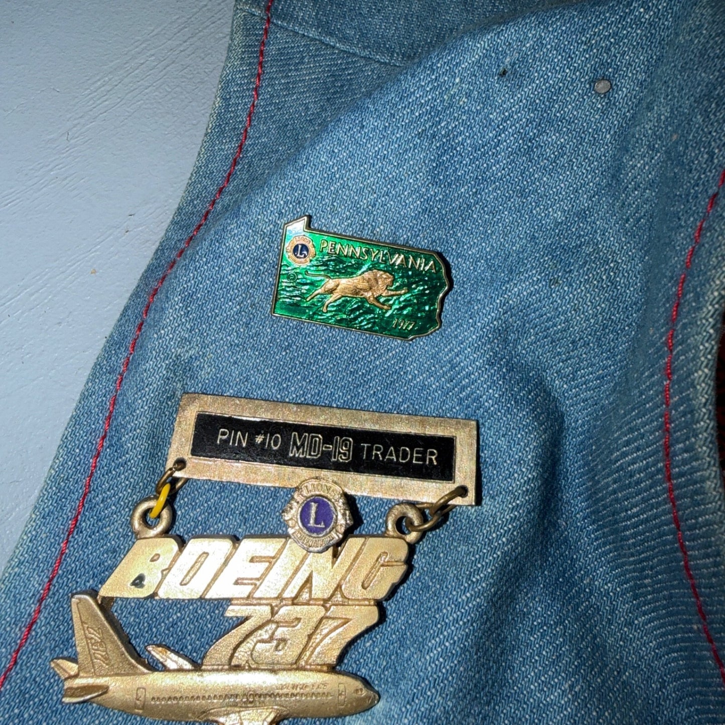 VTG 70s Denim Biker Vest Pins Patches Rare Paisley Hippie Era 1970s Military