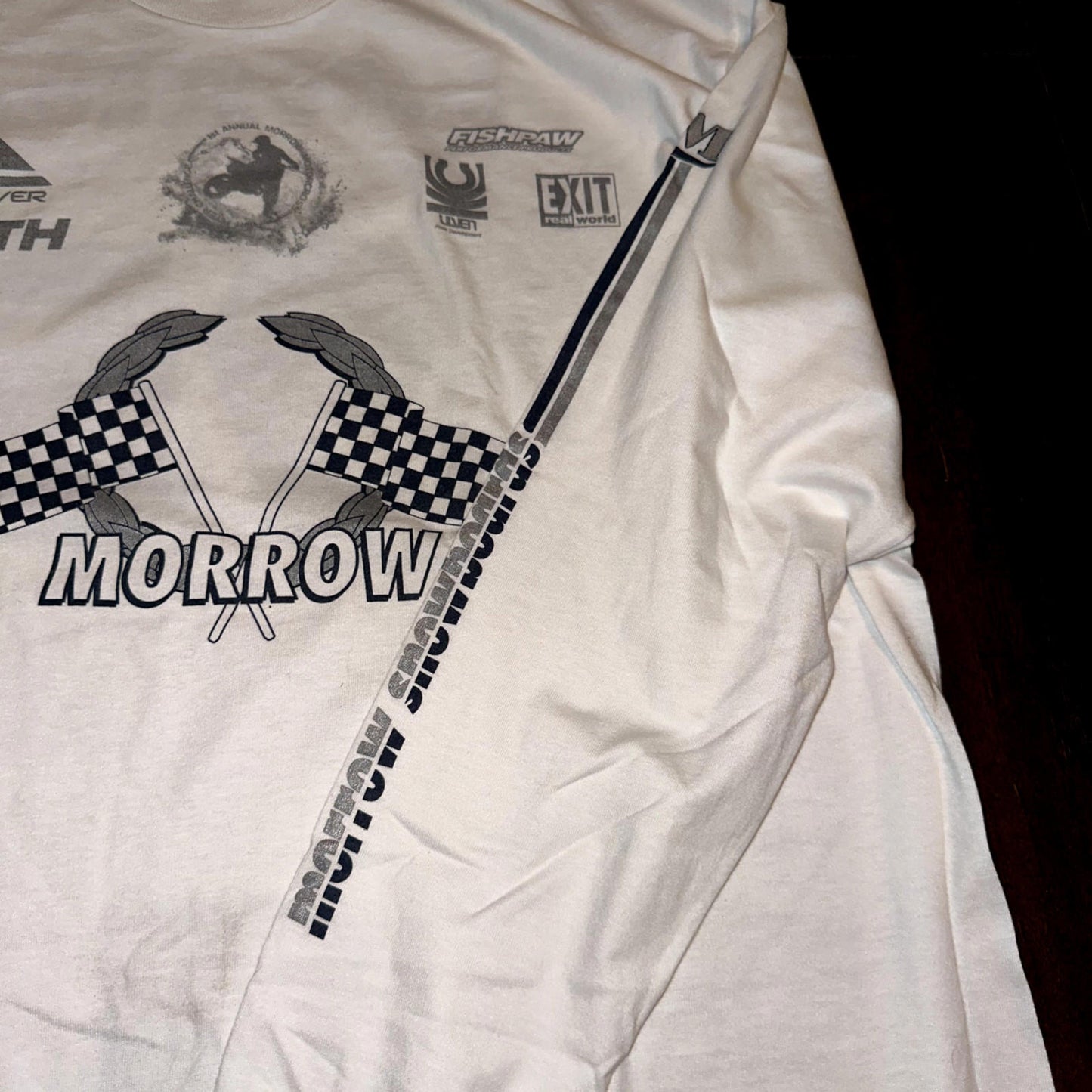 Morrow Vintage T Shirt Snowboard Exit Smith Quicksilver Racing Motorcross 90s