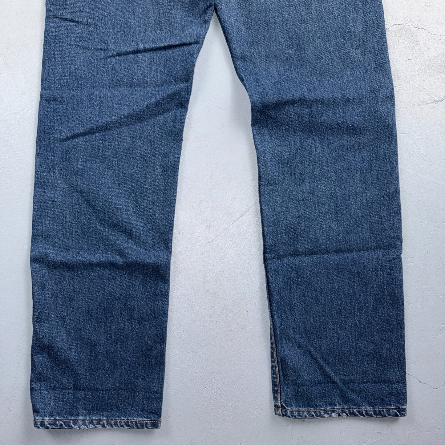 Levis 501 Vintage 90s USA XX Straight Leg Jeans Blue Med Wash 33x32 Act 33x31