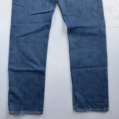 Levis 501 Vintage 90s USA XX Straight Leg Jeans Blue Med Wash 33x32 Act 33x31